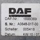 Переключатель подрулевой б/у для DAF DAF - 2